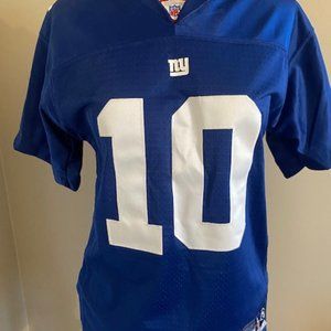 Authentic NFL Giants #10 Manning Child Football Jersey Size L